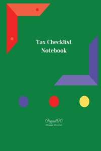 Tax Checklist 204 pages 8.5x11 Inches