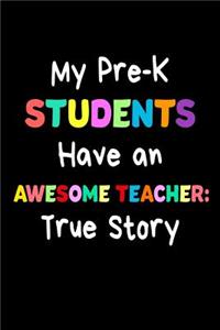 My Pre-K Students Have An Awesome Teacher