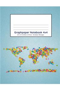 Graphpaper Notebook 4x4