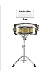Compostion Notebook Drums