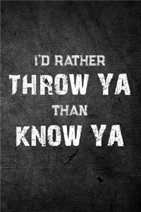 I'd Rather Throw YA Than Know YA