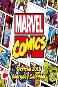 Marvel Comics Official 2018 Desk Block Calendar - Page-A-Day