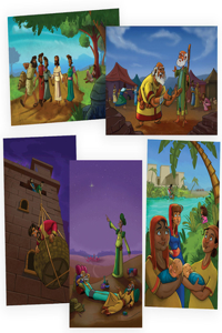 Vacation Bible School (Vbs) Hero Hotline Bible Story Poster Pack