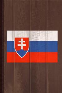 Slovakia Flag Journal Notebook
