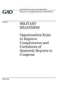 Military readiness