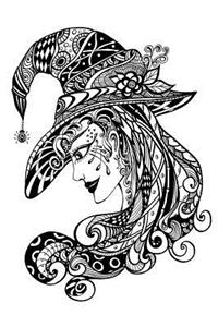 Color My Cover Halloween Journal - Witch