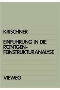 Einführung in Die Röntgenfeinstrukturanalyse