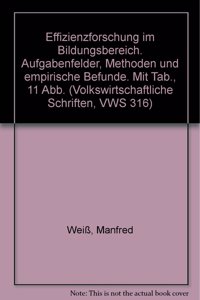 Effizienzforschung Im Bildungsbereich