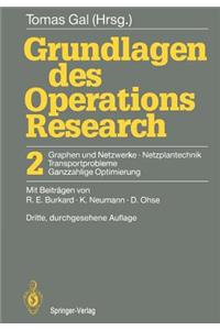 Grundlagen Des Operations Research