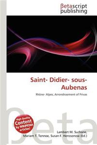 Saint- Didier- Sous- Aubenas