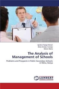 Analysis of Management of Schools