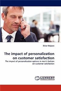 Impact of Personalization on Customer Satisfaction