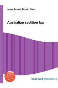 Australian Sedition Law