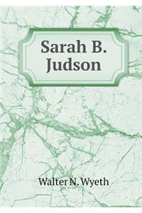 Sarah B. Judson