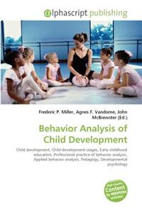 Behavior Analysis of Child Development