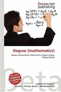 Degree (Mathematics)