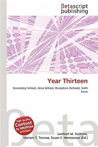Year Thirteen
