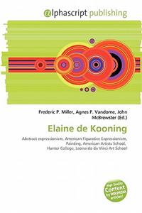 Elaine de Kooning