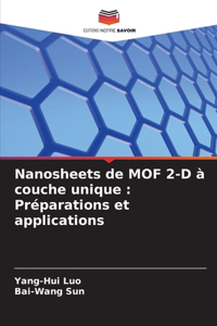 Nanosheets de MOF 2-D à couche unique