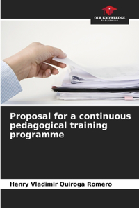 Proposal for a continuous pedagogical training programme