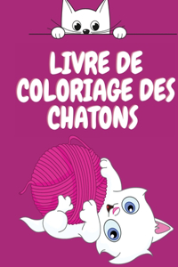 Livre de coloriage des chatons