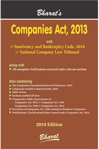 Companies Act, 2013 with Insolvency and Bankruptcy Code 2016, And National Company Law Tribunal