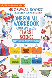 Oswaal One For All Workbook, Class-1, Science (For Latest Exam)