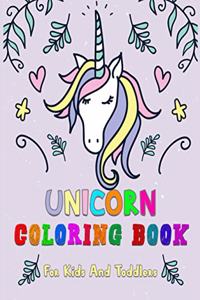 Unicorn Coloring Book For Kids And Toddlers