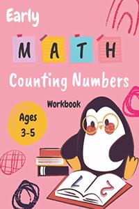 Early Math Counting Numbers Workbook Ages 3-5