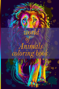 world of Animals coloring book