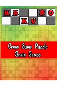 Kakuro Cross Sums Puzzle Brain Games