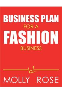 Business Plan For A Fashion Business