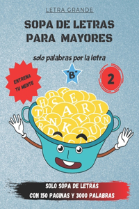 sopa de letras para mayores letra grande solo palabras por la letra 