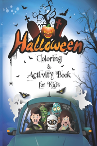 Halloween Coloring & Activity Book For kids