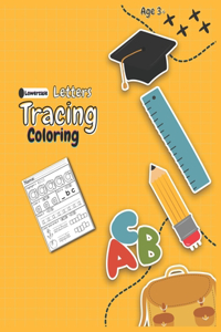 Lowercase Letters Tracing Coloring Book