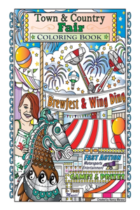 Town & Country Fair Coloring Book