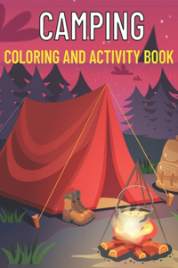 Camping coloring and activity book