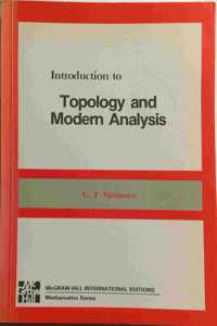 Introduction to Topology and Modern Analysis