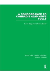 Concordance to Conrad's Almayer's Folly