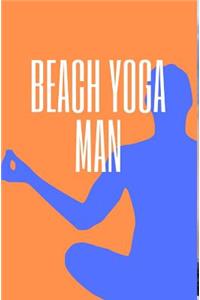Beach Yoga Man