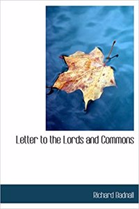 Letter to the Lords and Commons