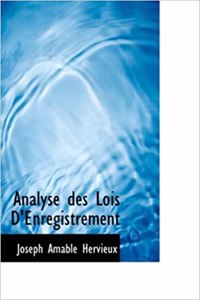 Analyse Des Lois D'Enregistrement