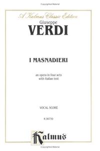 I Masnadieri: Vocal Score (Italian Language Edition), Vocal Score