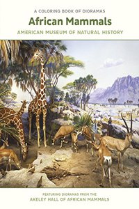 African Mammals Dioramas Coloring Book