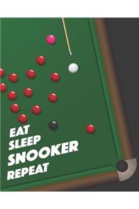 Eat Sleep Snooker Repeat