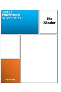 Leeres Comic Skizzenbuch Für Kinder