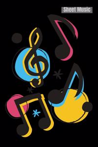 Blank Sheet Music Notebook - 100 Pages of Manuscript Paper