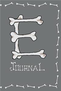 E Journal: Bones Monogram