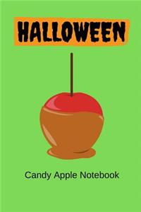 Halloween Candy Apple Notebook