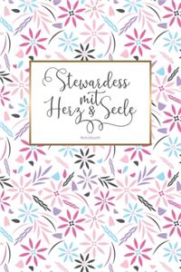 Stewardess Mit Herz & Seele Notizbuch